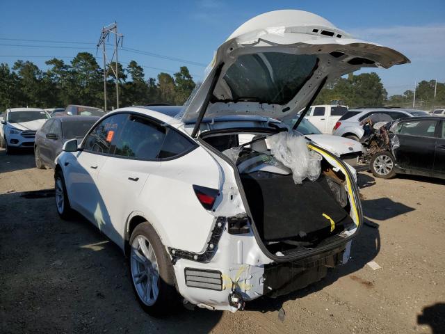 5YJYGDED3MF181300 - 2021 TESLA MODEL Y أبيض صورة 3