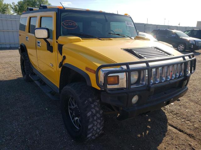 5GRGN23U93H130454 - 2003 HUMMER H2 YELLOW photo 1