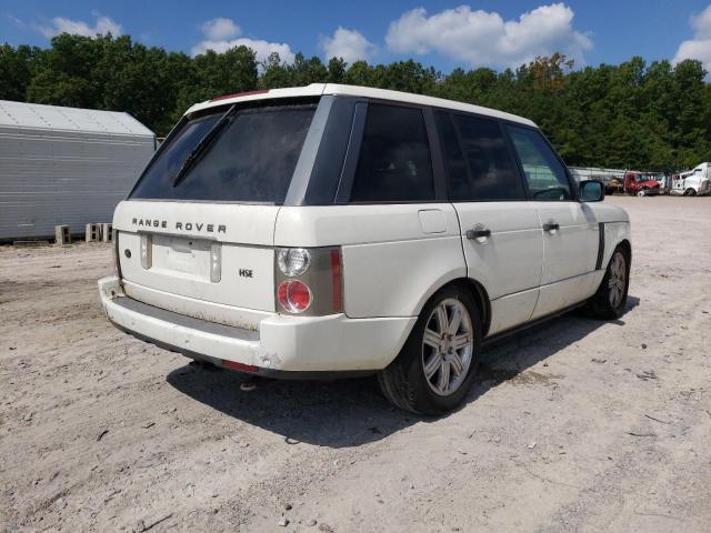 SALME15436A200886 - 2006 LAND ROVER RANGE ROVE WHITE photo 4