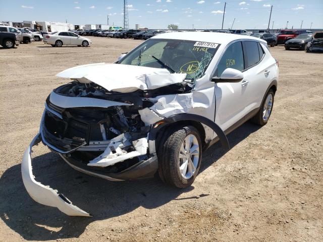 KL4MMCSL9LB119148 - 2020 BUICK ENCORE GX WHITE photo 2