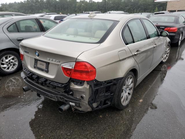 WBAVD53547A007629 - 2007 BMW 335 XI GOLD photo 4