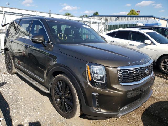 5XYP5DHC3MG144986 - 2021 KIA TELLURIDE BROWN photo 1