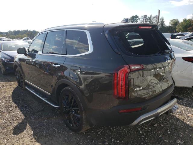 5XYP5DHC3MG144986 - 2021 KIA TELLURIDE BROWN photo 3