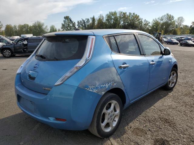 JN1AZ0CP2BT001531 - 2011 NISSAN LEAF SV BLUE photo 4