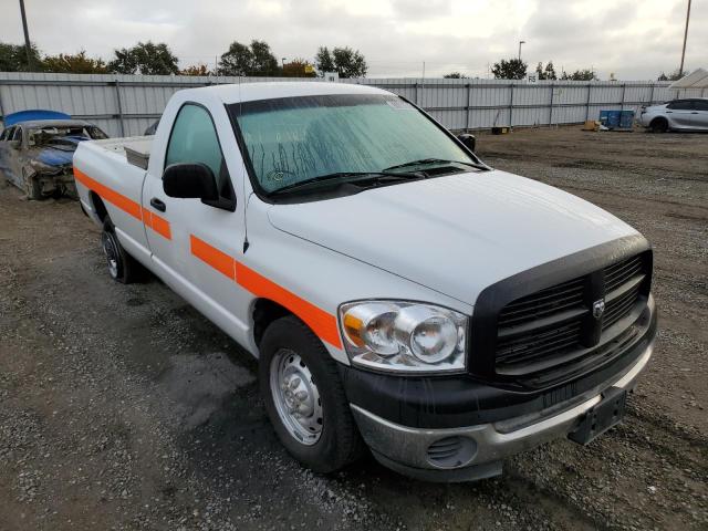 3D7KR26D27G817440 - 2007 DODGE RAM 2500 S WHITE photo 1