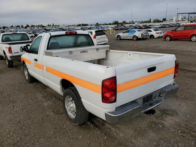 3D7KR26D27G817440 - 2007 DODGE RAM 2500 S Սպիտակ լուսանկար 3