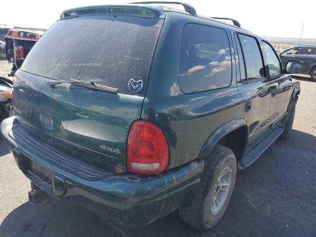 1B4HS28Z0YF159862 - 2000 DODGE DURANGO GREEN photo 4