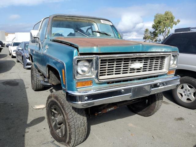 CKL186F125123 - 1976 CHEVROLET BLAZER K5 BLUE photo 1