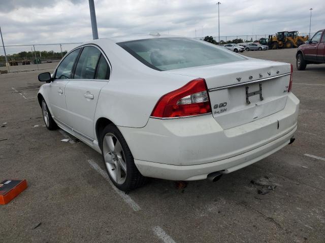 YV1992AH2A1116903 - 2010 VOLVO S80 T6 WHITE photo 3