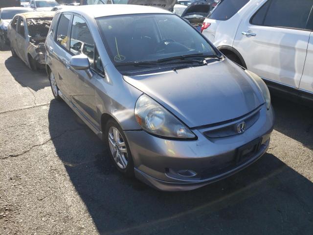 JHMGD37647S004371 - 2007 HONDA FIT S SILVER photo 1