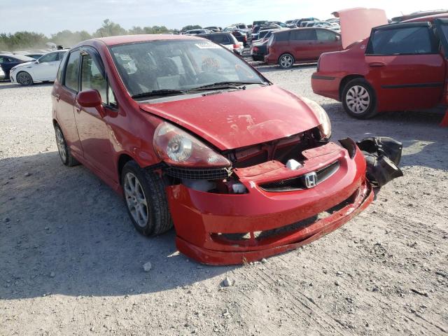 JHMGD38647S044061 - 2007 HONDA FIT S 红色 照片 1