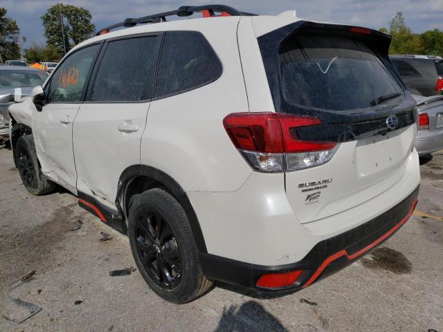 JF2SKALC2MH462633 - 2021 SUBARU FORESTER S WHITE photo 3