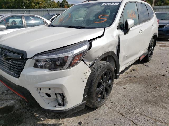 JF2SKALC2MH462633 - 2021 SUBARU FORESTER S WHITE photo 9