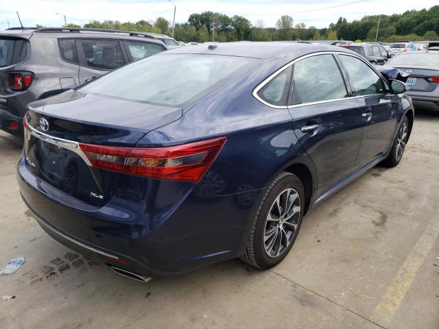 4T1BK1EB4HU259268 - 2017 TOYOTA AVALON XLE BLUE photo 4