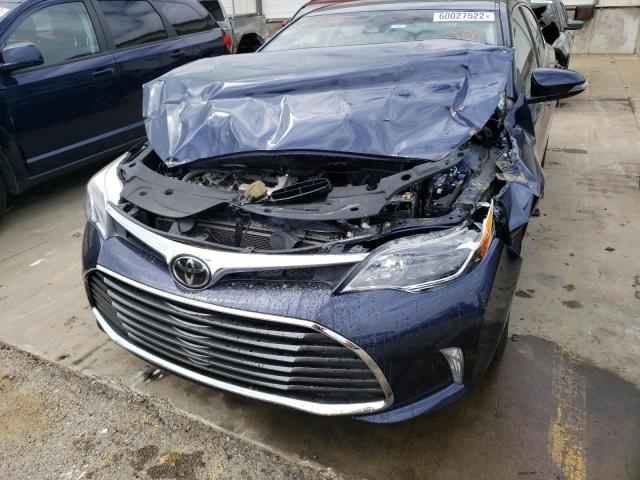 4T1BK1EB4HU259268 - 2017 TOYOTA AVALON XLE BLUE photo 9