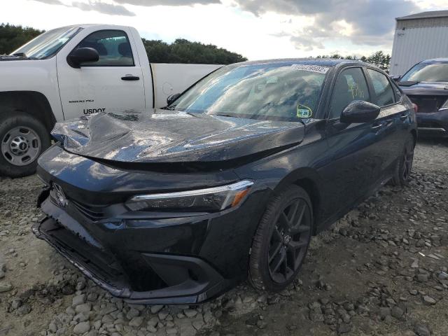 2HGFE2F55NH539115 - 2022 HONDA CIVIC SPOR BLACK photo 2