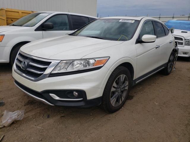 5J6TF2H57FL000263 - 2015 HONDA CROSSTOUR WHITE photo 2