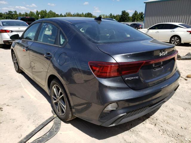 3KPF24ADXNE450606 - 2022 KIA FORTE FE GRAY photo 3