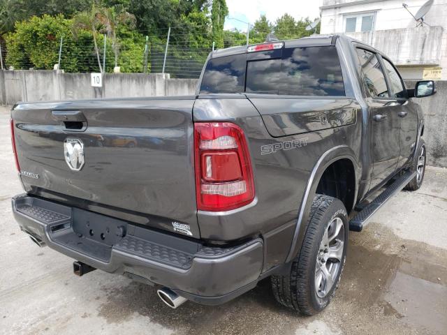 1C6RREJTXMN574043 - 2021 RAM 1500 LARAM GRAY photo 4