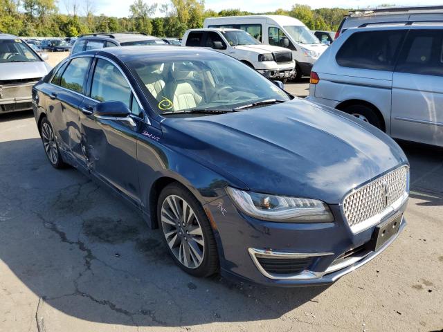 3LN6L5F99KR610479 - 2019 LINCOLN MKZ RESERV BLUE photo 1