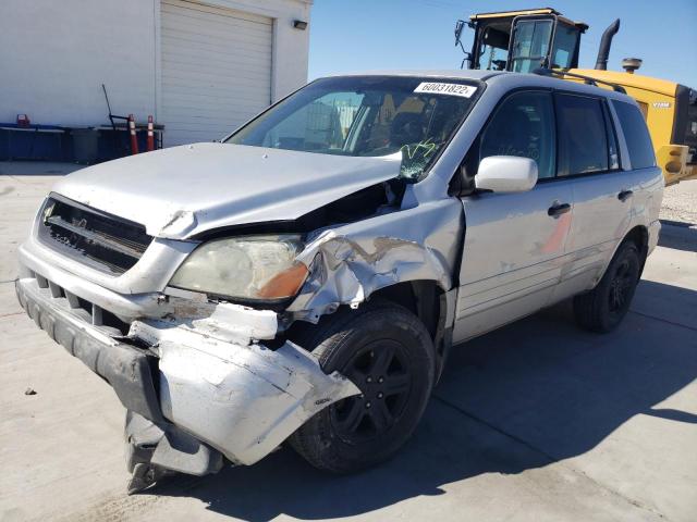 2HKYF18743H566212 - 2003 HONDA PILOT SILVER photo 2