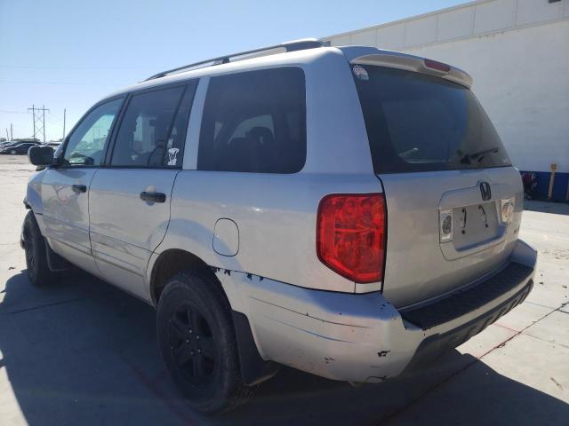 2HKYF18743H566212 - 2003 HONDA PILOT SILVER photo 3