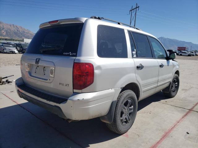 2HKYF18743H566212 - 2003 HONDA PILOT SILVER photo 4