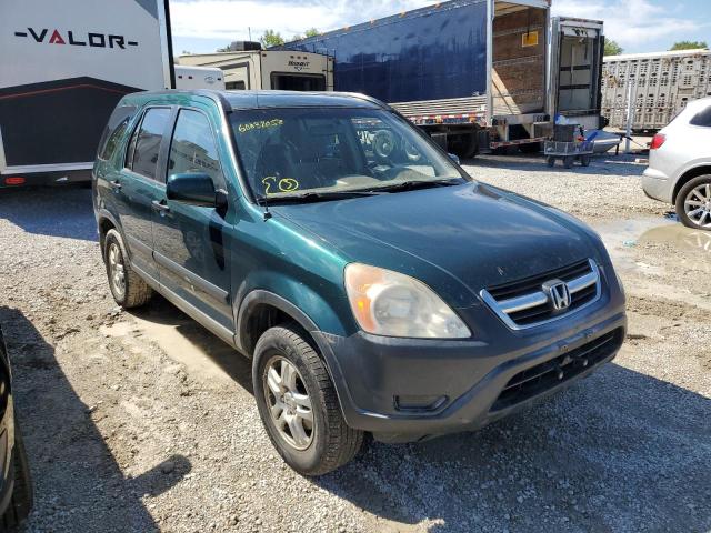 JHLRD78853C049781 - 2003 HONDA CR-V EX GREEN photo 1