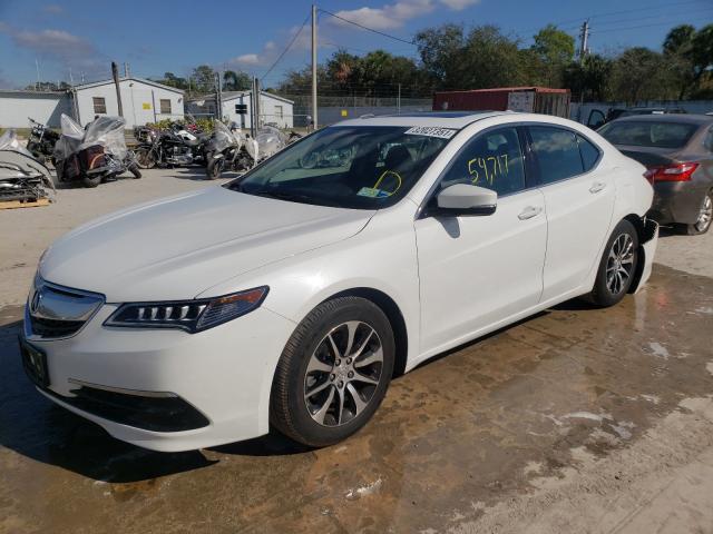 19UUB1F35GA000617 - 2016 ACURA TLX WHITE photo 2