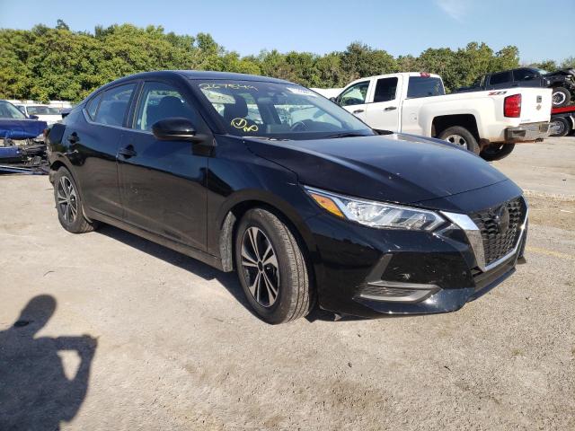 3N1AB8CV6NY267549 - 2022 NISSAN SENTRA SV BLACK photo 1