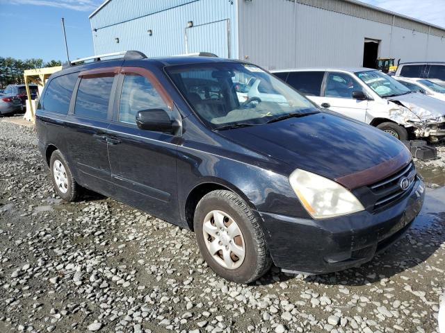 KNDMB233766076107 - 2006 KIA SEDONA BLACK photo 1