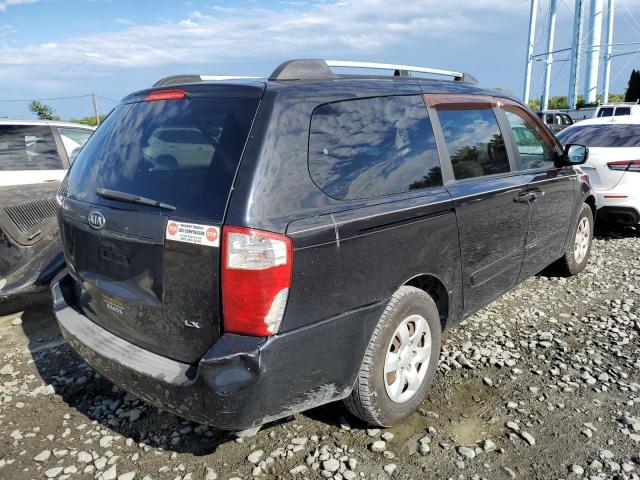 KNDMB233766076107 - 2006 KIA SEDONA BLACK photo 4