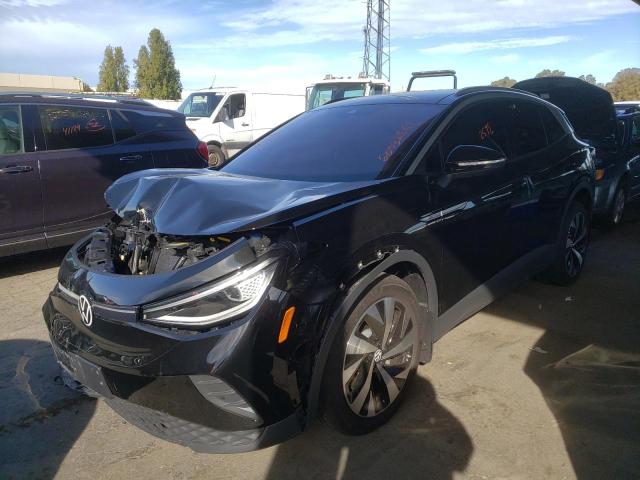 WVGUNPE27NP044268 - 2022 VOLKSWAGEN ID.4 PRO S შავი ფოტო 2