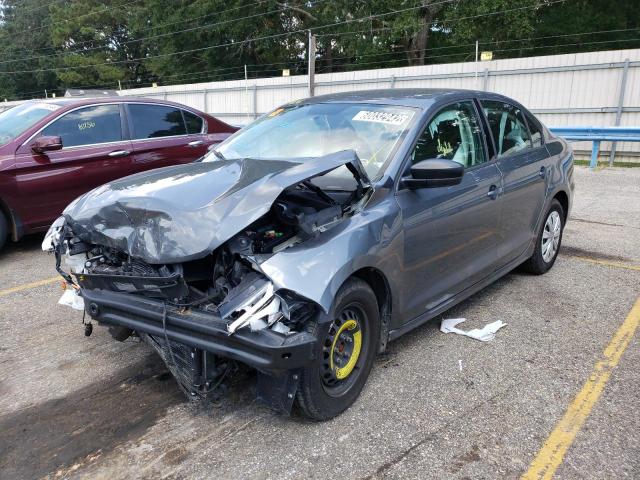 3VW2K7AJ1EM228660 - 2014 VOLKSWAGEN JETTA BASE 灰色 照片 2