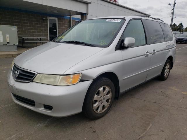 5FNRL18963B155908 - 2003 HONDA ODYSSEY EX SILVER photo 2