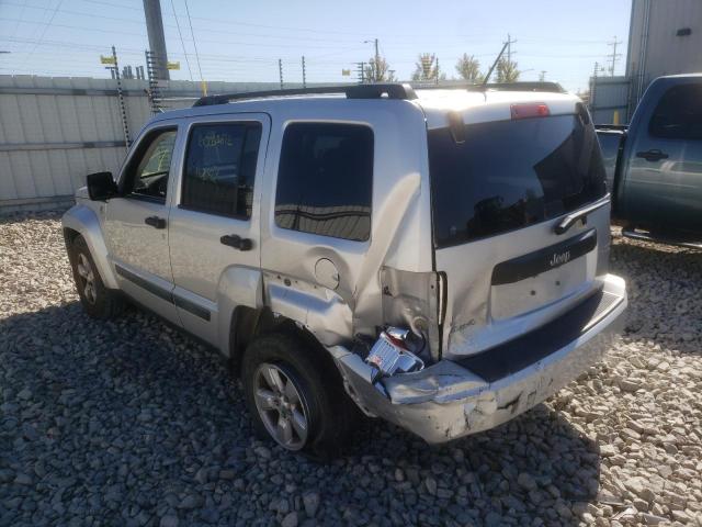 1J8GN28K99W551161 - 2009 JEEP LIBERTY SP SILVER photo 3