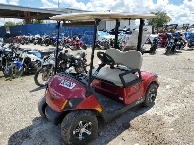 J0D204588 - 2019 YAMAHA GOLF CART RED photo 2