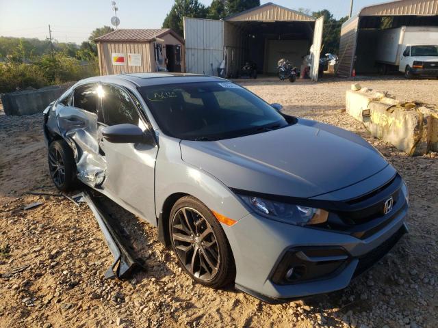 SHHFK7H47MU212534 - 2021 HONDA CIVIC SPOR BLUE photo 1