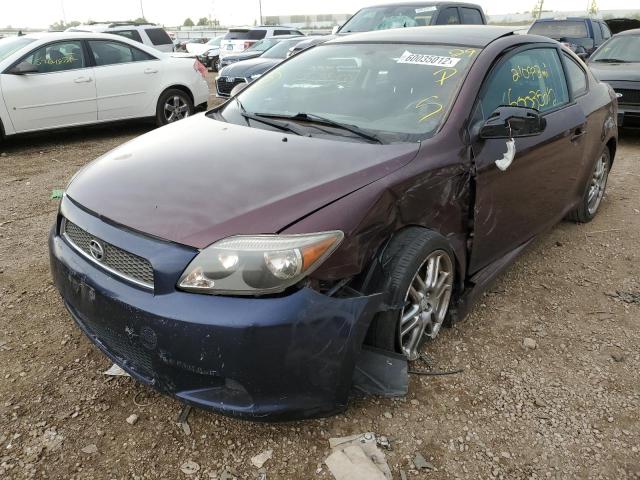 JTKDE177050020289 - 2005 TOYOTA SCION TC MAROON photo 2