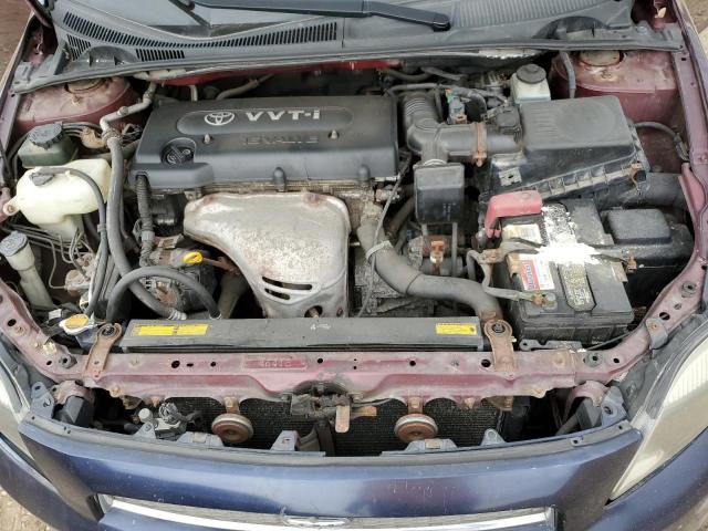 JTKDE177050020289 - 2005 TOYOTA SCION TC MAROON photo 7