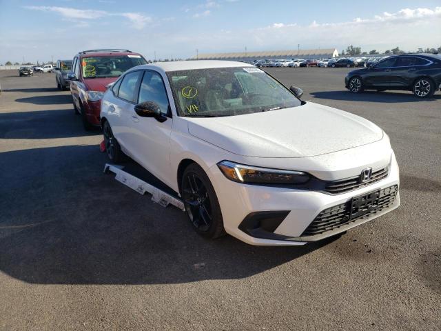 2HGFE2F51NH550371 - 2022 HONDA CIVIC SPOR WHITE photo 1
