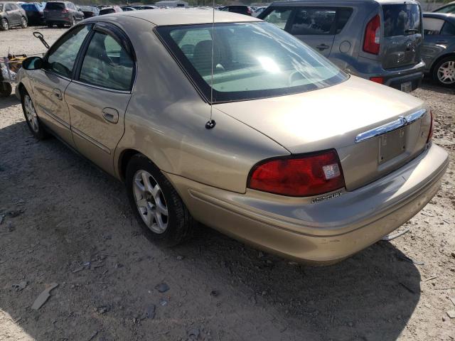 1MEHM55S91G627883 - 2001 MERCURY SABLE LS P GOLD photo 3