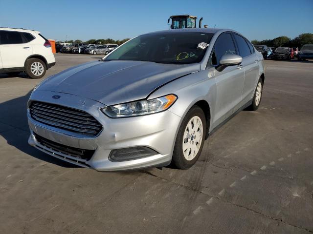 3FA6P0G78DR112761 - 2013 FORD FUSION S SILVER photo 2