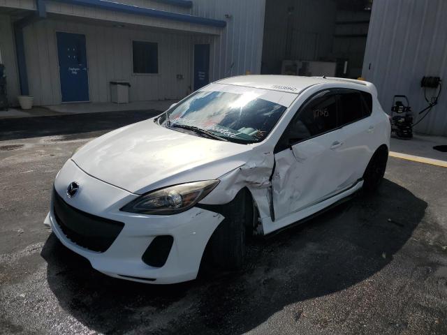 JM1BL1L7XD1709629 - 2013 MAZDA 3 I WHITE photo 2