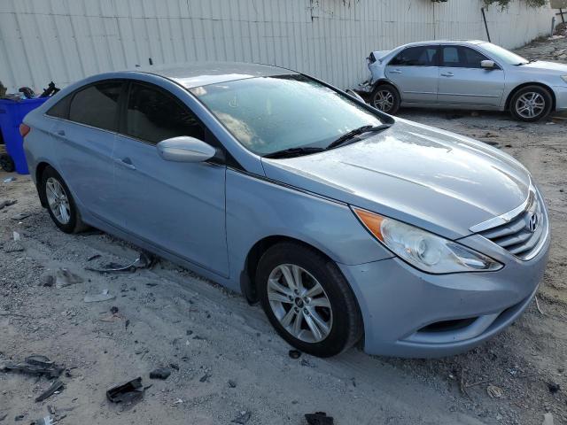 5NPEB4ACXCH473475 - 2012 HYUNDAI SONATA GLS BLUE photo 1