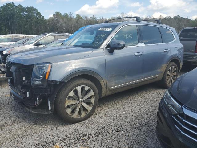 5XYP6DHC1MG158317 - 2021 KIA TELLURIDE GRAY photo 2