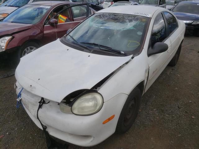 1P3ES46C01D259543 - 2001 PLYMOUTH NEON BASE 白色 照片 2