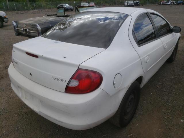 1P3ES46C01D259543 - 2001 PLYMOUTH NEON BASE 白色 照片 4