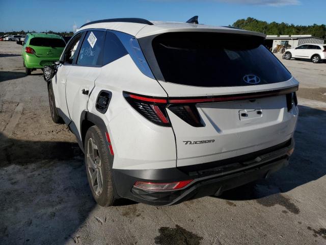 5NMJC3AEXNH067557 - 2022 HYUNDAI TUCSON SEL WHITE photo 3