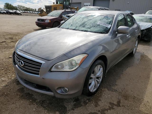 JN1BY1AR6BM375152 - 2011 INFINITI M37 X GRAY photo 2